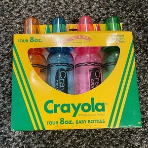 Vintage Crayola Baby Bottles